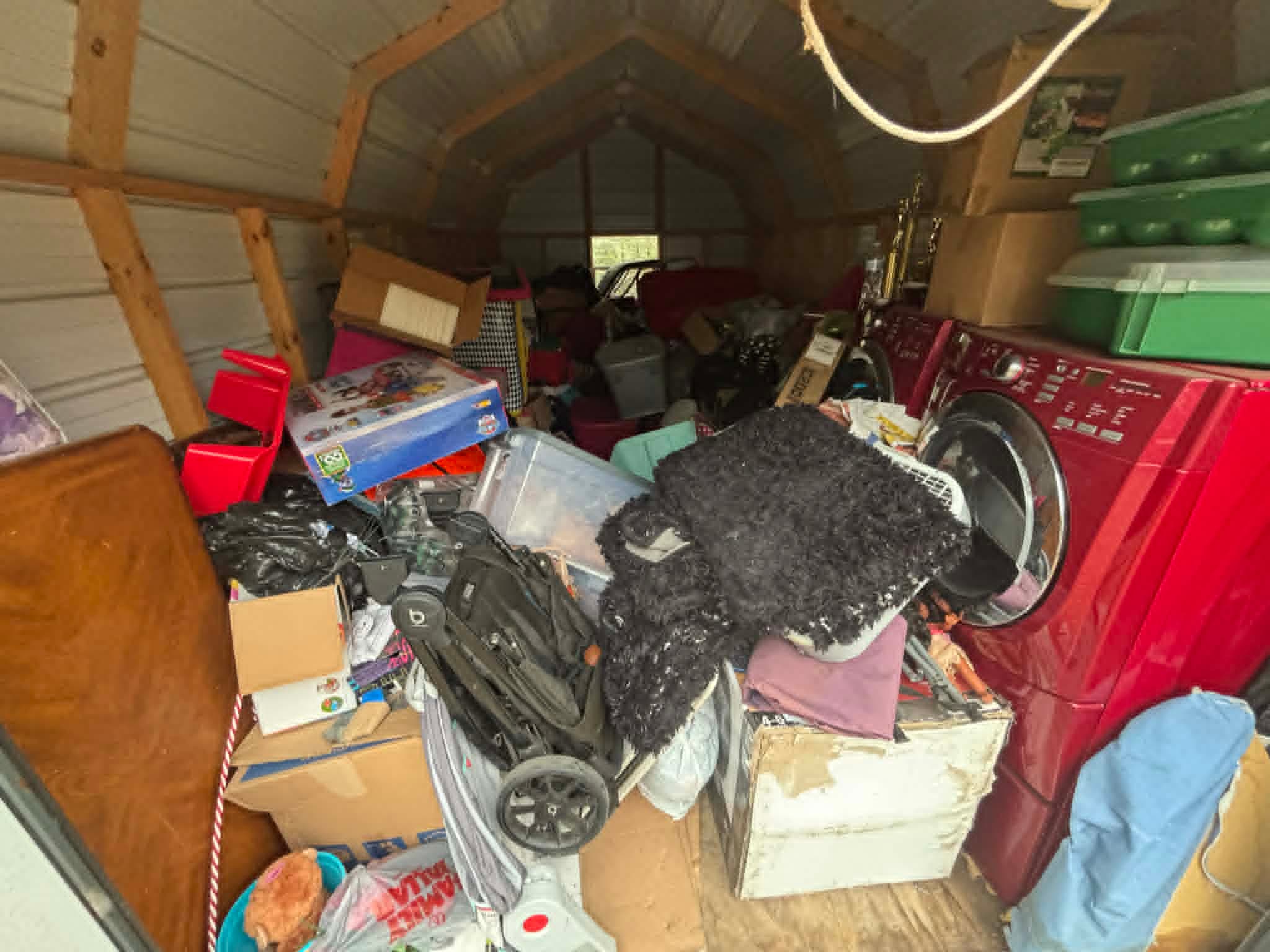 Before: Storage Shed Cleanout